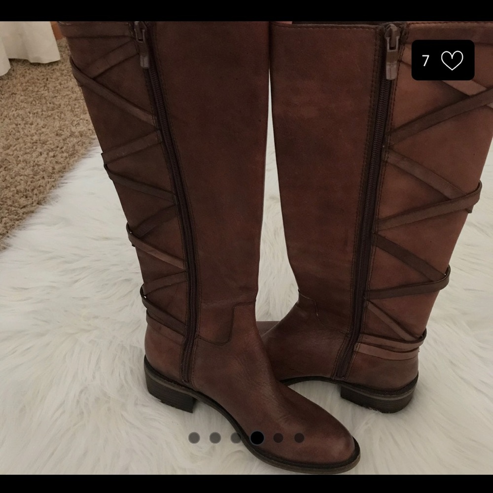 BCBGeneration Leather Riding Boots - Picture 4 of 5